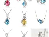 Swarovski Crystal Pendant Silver Necklace