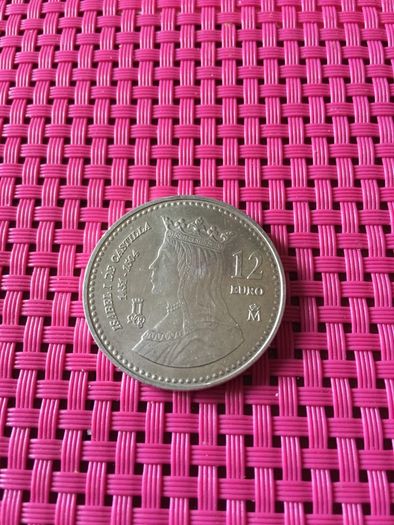 12 Euro Silver Coin 5th Centenary of Isabella I of Castile
