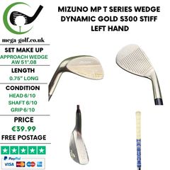 Mizuno MP T Series Wedge Aw 51 Degree.08 / Dynamic Gold S300 Stiff / Left Hand