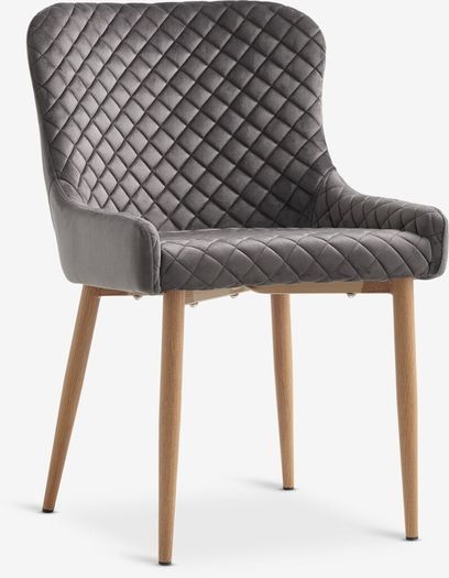 4 x Jysk Pebringe Dining Chair Grey
