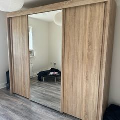 Sliding Wardrobe with Full-Length Mirror