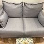 2 seater small grey habitat sofa Image 5
