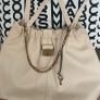 Marc Jacobs Cream Lambskin Leather Bag - The Christina Tote - Image 9