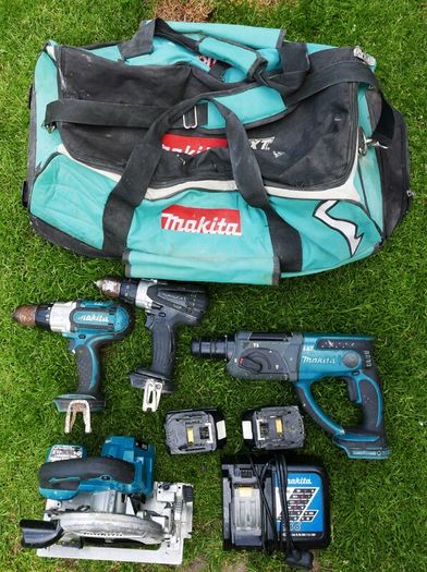 Makita 4 Piece 18v Power Tool Kit (everything works fine)