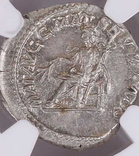 Roman Coin - Julia Domna Denarius - NGC Graded CH AU