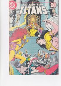 The New Teen Titans #8 There Might Be Giants 1985 Dc Copper Age Comic