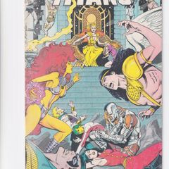 The New Teen Titans #8 There Might Be Giants 1985 Dc Copper Age Comic