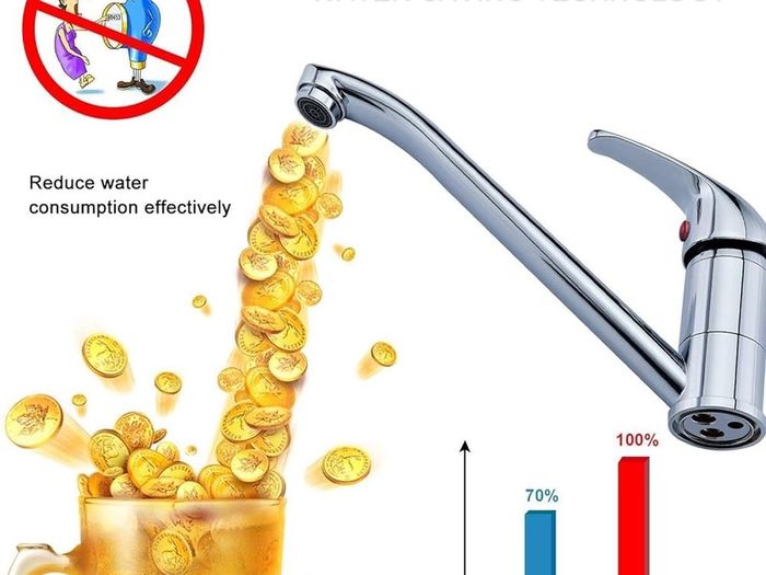 NEW SALE | Sink Mixer Tap Single Lever with Long Swivel Spout Monobloc Faucet Solid Brass Body Chrome