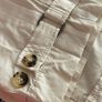 Pinko Cream Cotton Linen Blend High-Waisted Cropped Trousers - Tailored Summer Style Size 10 Image 7