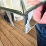 Frameless bevelled full-length mirror Image 4