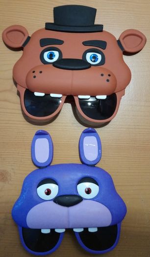 Five Nights at Freddy's - Freddy Fazbear & Bonnie kids sunglasses - FNAF Summer 2020 sun glasses - sunshades great for the beach - give up Nintendo