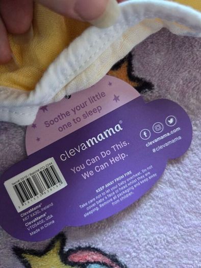 Brand-New Clevamama Bamboo Baby Comforter