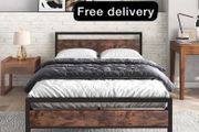 Double Bed Metal Bed Frame