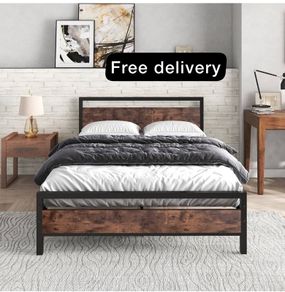 Double Bed Metal Bed Frame