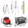 Red Rotary Laser Level Self Leveling kit Image 2