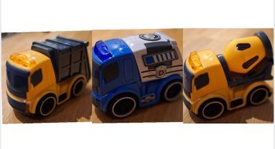Toy Vehicles, 3 for 11 euro