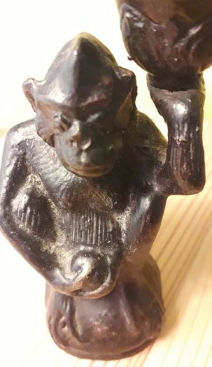 Vintage - Monkey - Candle / Incense Holder
