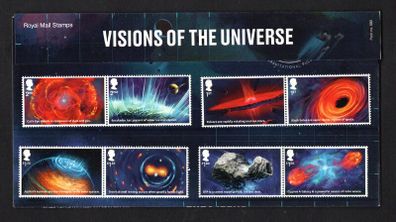 2020 Great Britain The 200th Anniversary of the Royal Astronomical Society - Visions of the Universe Commemorative Stamps Presentation Pack