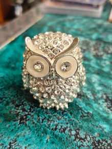 Vintage Owl trinket box