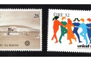1996 Ireland UNICEF (Boyne valley) &amp; UNICEF Commemorative Stamps Mint Never Hinged (MNH)