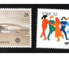1996 Ireland UNICEF (Boyne valley) & UNICEF Commemorative Stamps Mint Never Hinged (MNH)