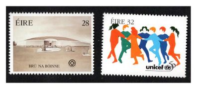 1996 Ireland UNICEF (Boyne valley) & UNICEF Commemorative Stamps Mint Never Hinged (MNH)