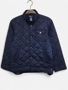 Polo Ralph Lauren Navy Quilted Jacket Size L (14-16 years) fit an adult UK 8-10