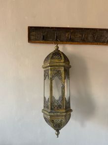Large brass lantern