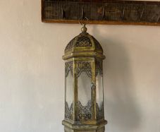 Large brass lantern