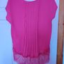 Creation L pink top with lace size UK12 EU40 Perfect condition Postage included Image 4