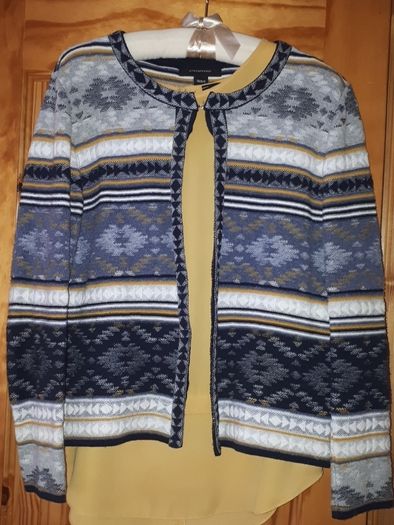 Cardigan And Blouse