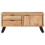 Coffee Table 90x50x40 cm Solid Acacia Wood with Live Edges Image 4