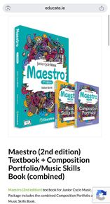 Maestro (2nd edition) Textbook + Composition Portfolio/Music Skills Book (combined)