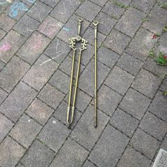 vintage fireplace tools