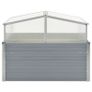 Greenhouse 100x100x85 cm Galvanised Steel Grey Image 9
