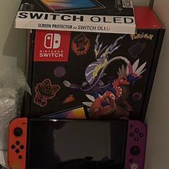 Nintendo Switch OLED 64GB Console Pokemon Scarlet & Violet Special Collectors Limited Edition