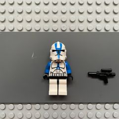 lego Star Wars sw0445 Clone Trooper, 501st Legion (Phase 2) minifigure- Blue Arms, Large Eyes