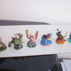 Six Skylanders Spyros Adventure Figures