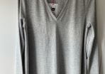 Brand new savida grey maternity v neck top size 10/eur 38