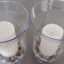 Glass Candle Holders - Large x 2 Image 4