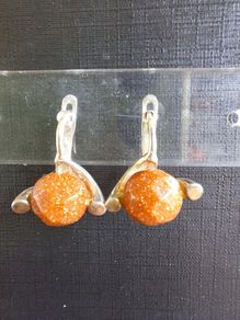 silver earrings