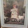 Vintage Framed Print - Puppy Love - by Charles Burton Barber (1836-1893) Made in England Image 6