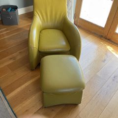 lounge chair with footstool