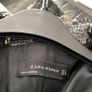 ladies Zara Black and White Coat. Size Small/ 8 Image 8