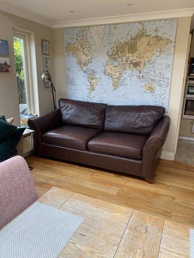 leather sofa