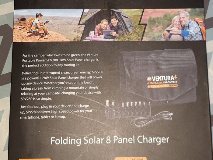 Portable Folding  Solar Cells Charger