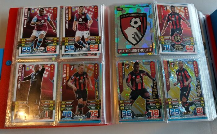 Match Attax 15/16 in Binder.  (Other seasons also)