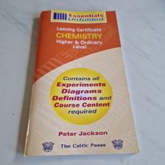 Essentials Unfolded Leaving Cert chemistry revision book