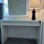 ikea desk , mirror and lamp Image 7