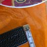 Coach Small Black Leather Bag Tag / Authentic / BRAND NEW Image 3